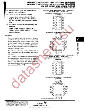 SN74LS365ADE4 datasheet  